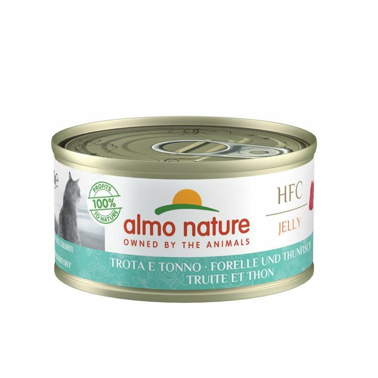 Günstig Almo Nature HFC Jelly Forelle und Thunfisch 6x70g i mPreisvergleich in unserem Onlineshop auf Hundeliebe-shop.de kaufen.