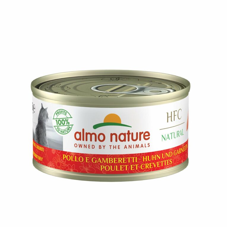 Günstig Almo Nature HFC Natural Huhn & Garnelen 6x70g i mPreisvergleich in unserem Onlineshop auf Hundeliebe-shop.de kaufen.