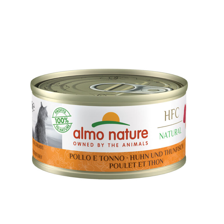 Günstig Almo Nature HFC Natural Megapack Huhn & Thunfisch 6x70g i mPreisvergleich in unserem Onlineshop auf Hundeliebe-shop.de kaufen.