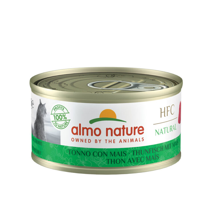 Günstig Almo Nature HFC Natural Thunfisch mit Mais 6x70g i mPreisvergleich in unserem Onlineshop auf Hundeliebe-shop.de kaufen.