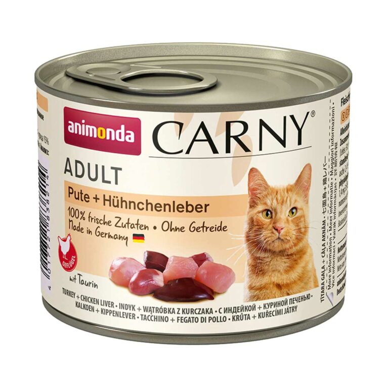 Günstig animonda Carny Adult Pute + Hühnchenleber 24x200g i mPreisvergleich in unserem Onlineshop auf Hundeliebe-shop.de kaufen.