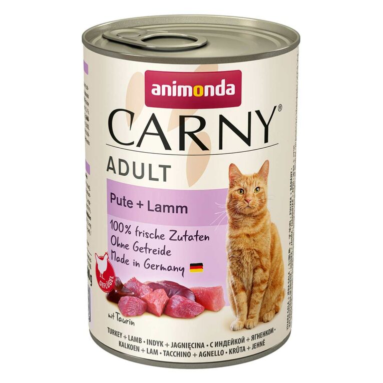 Günstig animonda Carny Adult Pute + Lamm 24x400g i mPreisvergleich in unserem Onlineshop auf Hundeliebe-shop.de kaufen.