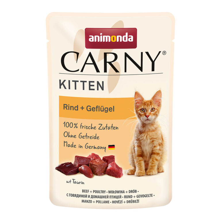 Günstig animonda Carny Kitten Rind + Geflügel 24x85g i mPreisvergleich in unserem Onlineshop auf Hundeliebe-shop.de kaufen.