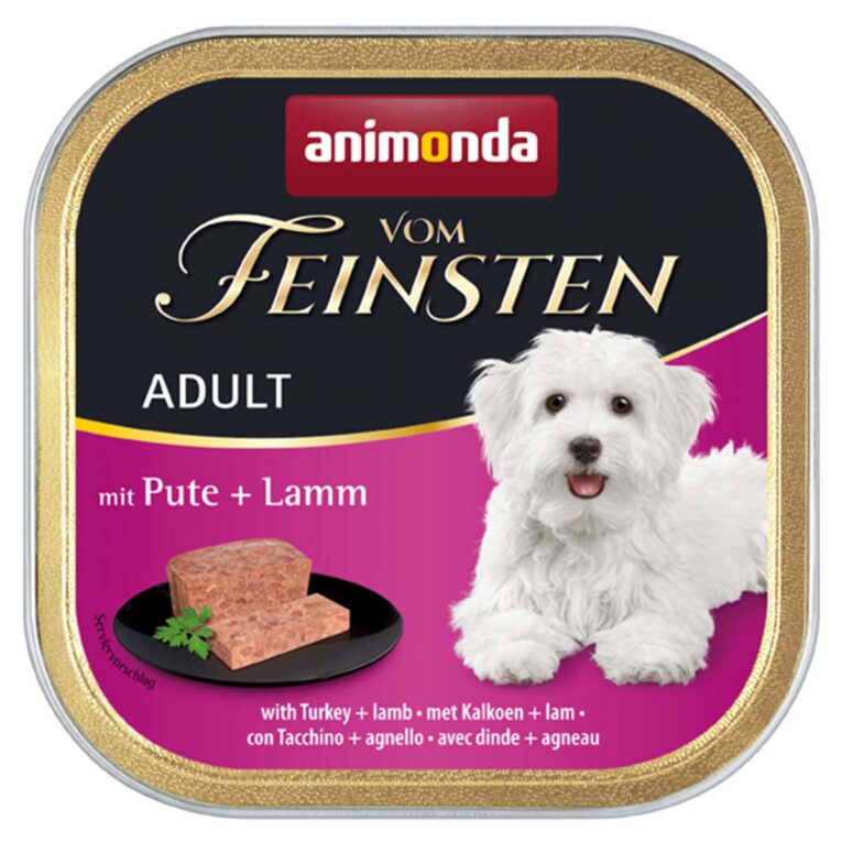 Günstig animonda vom Feinsten Adult Pute und Lamm 22x150g i mPreisvergleich in unserem Onlineshop auf Hundeliebe-shop.de kaufen.