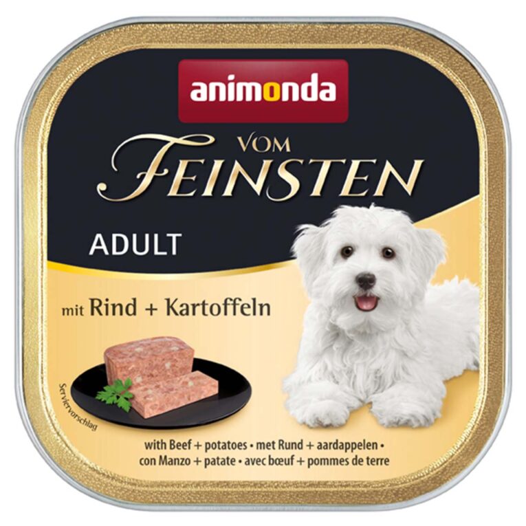 Günstig animonda vom Feinsten Adult Rind und Kartoffeln 22x150g i mPreisvergleich in unserem Onlineshop auf Hundeliebe-shop.de kaufen.