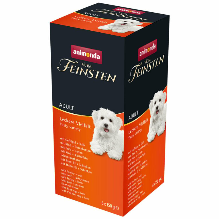 Günstig animonda vom Feinsten Adult Mixpack Leckere Viefalt 18x150g i mPreisvergleich in unserem Onlineshop auf Hundeliebe-shop.de kaufen.