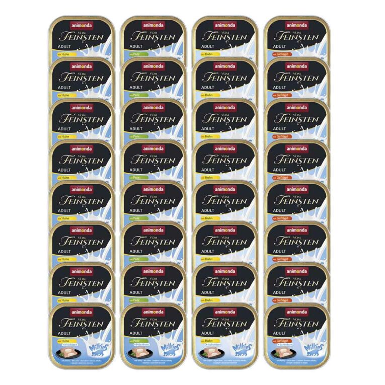 Günstig animonda vom Feinsten Adult vom Feinsten Mix 32x100g i mPreisvergleich in unserem Onlineshop auf Hundeliebe-shop.de kaufen.