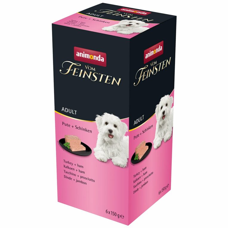 Günstig animonda vom Feinsten Adult Pute + Schinken 18x150g i mPreisvergleich in unserem Onlineshop auf Hundeliebe-shop.de kaufen.