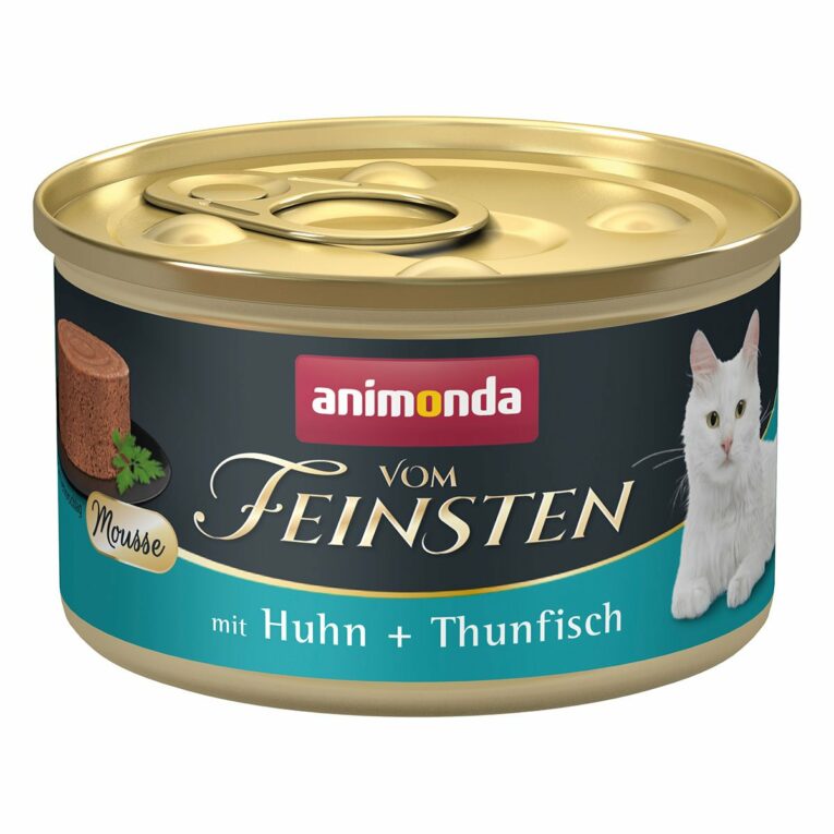 Günstig animonda vom Feinsten Mousse mit Huhn + Thunfisch 24x85g i mPreisvergleich in unserem Onlineshop auf Hundeliebe-shop.de kaufen.