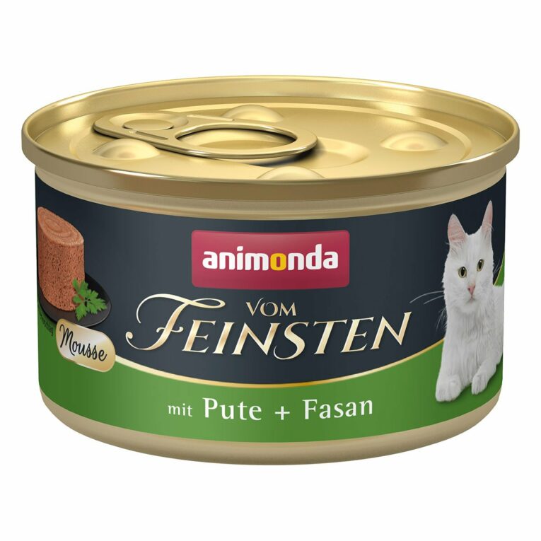 Günstig animonda vom Feinsten Mousse mit Pute + Fasan 24x85g i mPreisvergleich in unserem Onlineshop auf Hundeliebe-shop.de kaufen.