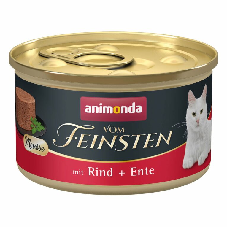 Günstig animonda vom Feinsten Mousse mit Rind + Ente 24x85g i mPreisvergleich in unserem Onlineshop auf Hundeliebe-shop.de kaufen.