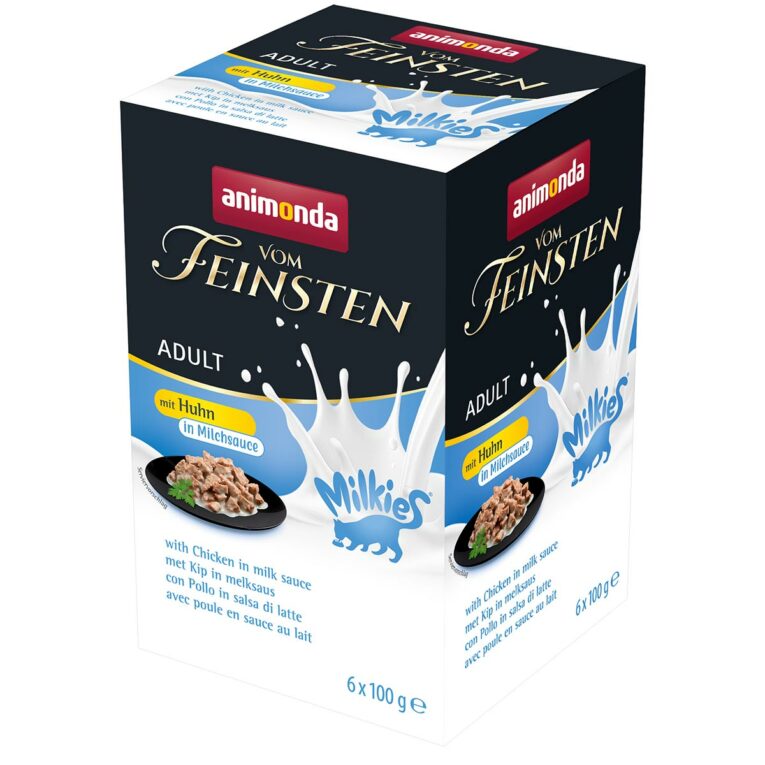 Günstig animonda vom Feinsten Adult mit Huhn in MilchSauce 32x100g i mPreisvergleich in unserem Onlineshop auf Hundeliebe-shop.de kaufen.