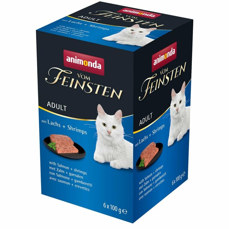 Günstig animonda vom Feinsten Adult mit Lachs + Shrimps 6x100g i mPreisvergleich in unserem Onlineshop auf Hundeliebe-shop.de kaufen.