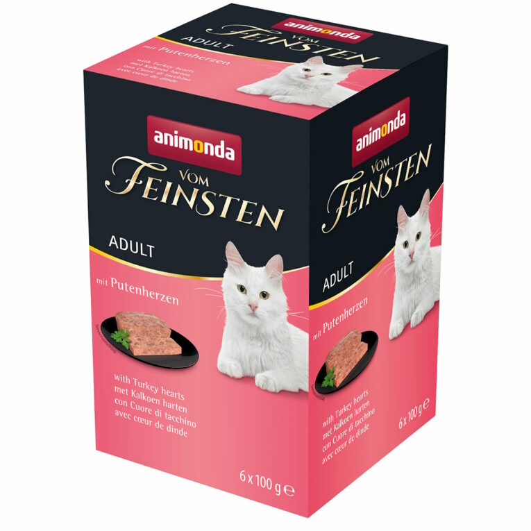Günstig animonda vom Feinsten Adult Putenherzen 6x100g i mPreisvergleich in unserem Onlineshop auf Hundeliebe-shop.de kaufen.