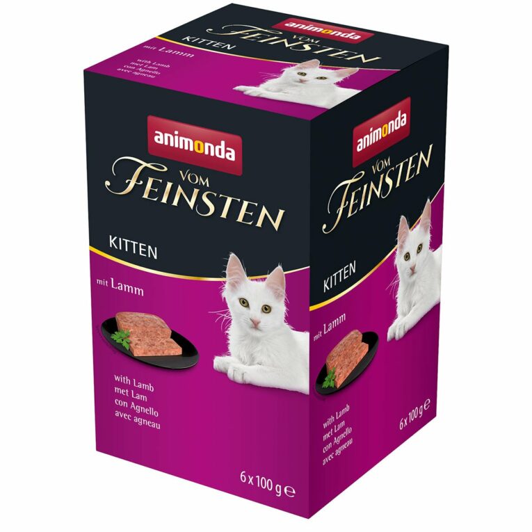 Günstig animonda vom Feinsten Kitten mit Lamm 6x100g i mPreisvergleich in unserem Onlineshop auf Hundeliebe-shop.de kaufen.