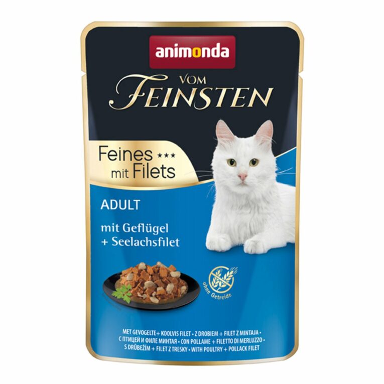 Günstig animonda vom Feinsten Adult mit Geflügel + Seelachsfilet 36x85g i mPreisvergleich in unserem Onlineshop auf Hundeliebe-shop.de kaufen.