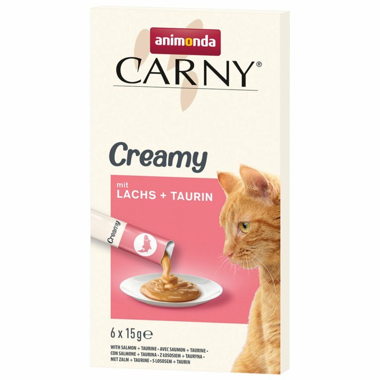 Günstig animonda Carny Adult Creamy mit Lachs + Taurin 30x15g i mPreisvergleich in unserem Onlineshop auf Hundeliebe-shop.de kaufen.