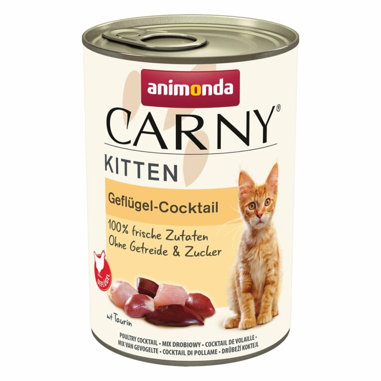 Günstig animonda Carny Kitten Geflügel-Cocktail 24x400g i mPreisvergleich in unserem Onlineshop auf Hundeliebe-shop.de kaufen.