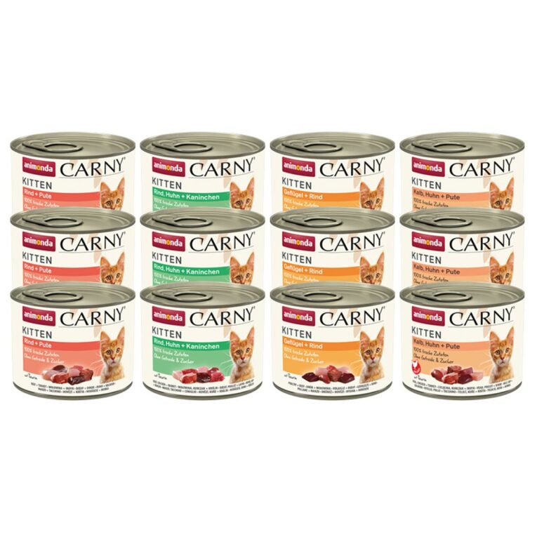 Günstig animonda Carny Kitten Mix für Katzenkinder 12x200g i mPreisvergleich in unserem Onlineshop auf Hundeliebe-shop.de kaufen.