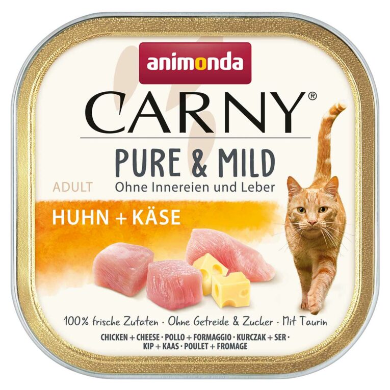 Günstig animonda Carny Pure & Mild Adult Huhn + Käse 32x100g i mPreisvergleich in unserem Onlineshop auf Hundeliebe-shop.de kaufen.