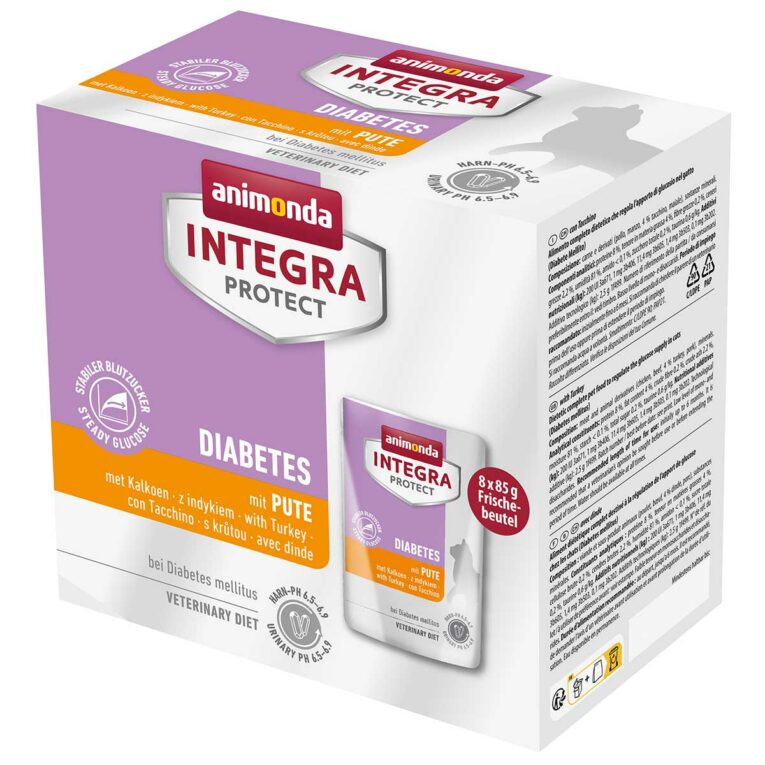 Günstig animonda INTEGRA PROTECT Diabetes Pute 8x85g i mPreisvergleich in unserem Onlineshop auf Hundeliebe-shop.de kaufen.