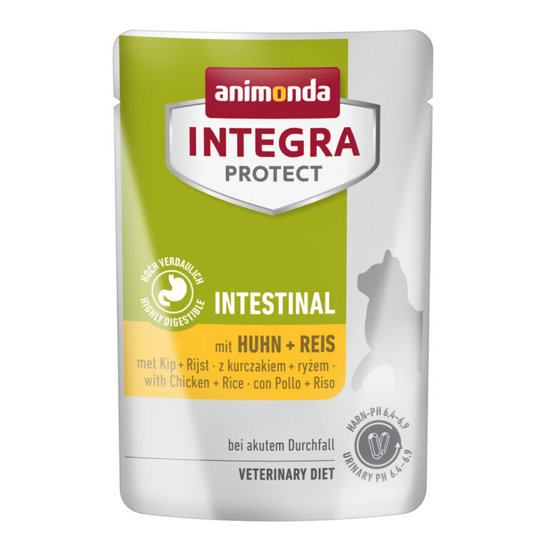 Günstig animonda INTEGRA PROTECT Intestinal Huhn & Reis 24x85g i mPreisvergleich in unserem Onlineshop auf Hundeliebe-shop.de kaufen.