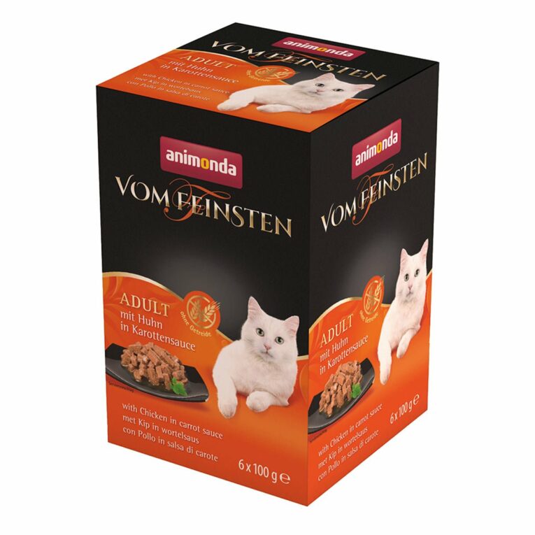 Günstig animonda vom Feinsten Adult mit Huhn in Karottensauce 6x100g i mPreisvergleich in unserem Onlineshop auf Hundeliebe-shop.de kaufen.