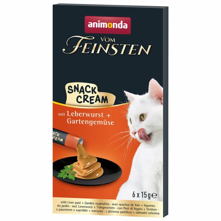 Günstig animonda vom Feinsten Snack Cream Leberwurst + Gartengemüse 30x15g i mPreisvergleich in unserem Onlineshop auf Hundeliebe-shop.de kaufen.