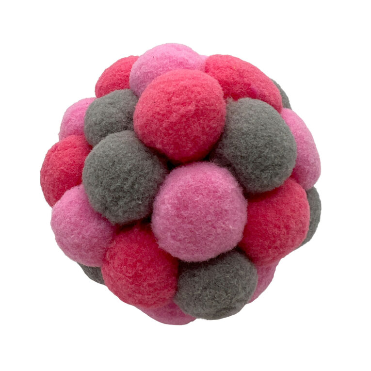 Günstig Aumüller Plush Ball Katzenspielkugel pink/grau i mPreisvergleich in unserem Onlineshop auf Hundeliebe-shop.de kaufen.