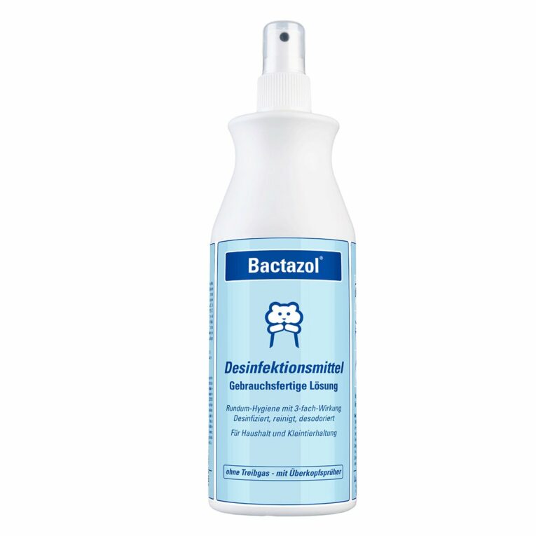 Günstig Bactazol Desinfektionsmittel 500ml i mPreisvergleich in unserem Onlineshop auf Hundeliebe-shop.de kaufen.