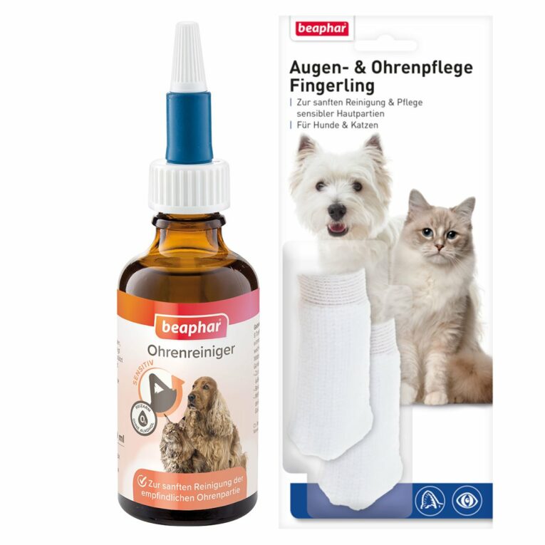 Günstig beaphar Sensitiv Ohrenreiniger 50ml + Fingerling GRATIS i mPreisvergleich in unserem Onlineshop auf Hundeliebe-shop.de kaufen.