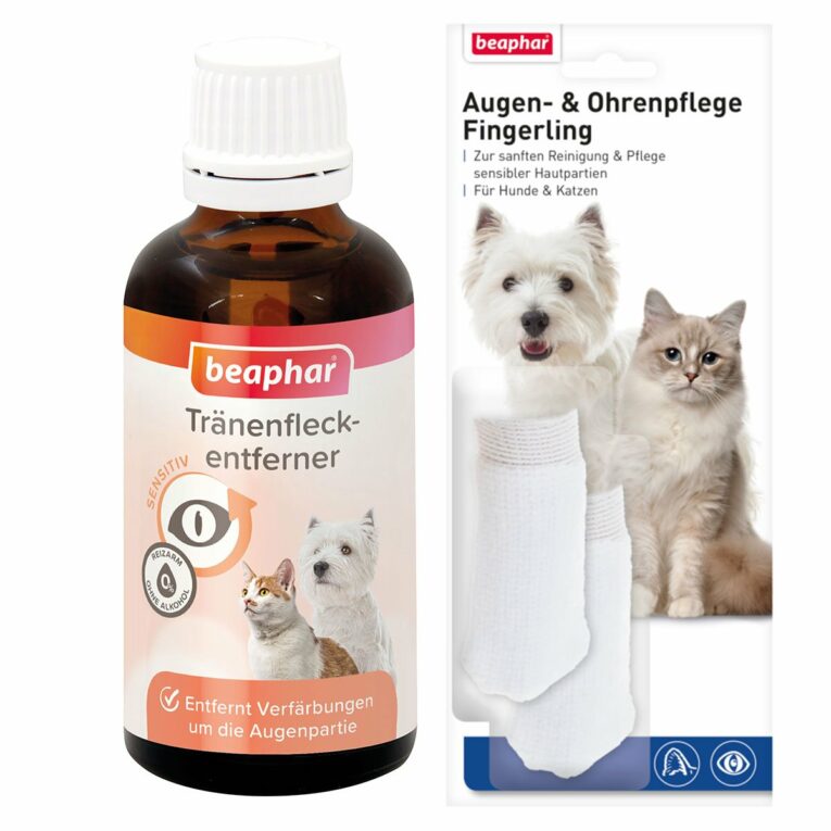 Günstig beaphar Sensitiv Tränenfleckentferner 50ml + Fingerling GRATIS i mPreisvergleich in unserem Onlineshop auf Hundeliebe-shop.de kaufen.