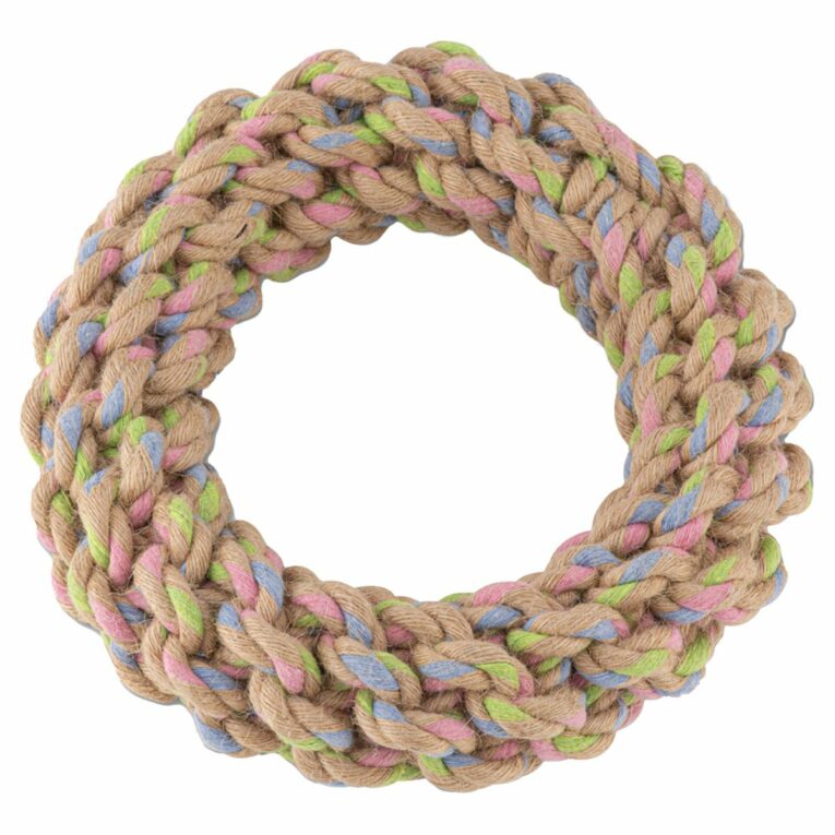 Günstig Beco Hundespielzeug Hanf Ring Ø 17 cm i mPreisvergleich in unserem Onlineshop auf Hundeliebe-shop.de kaufen.