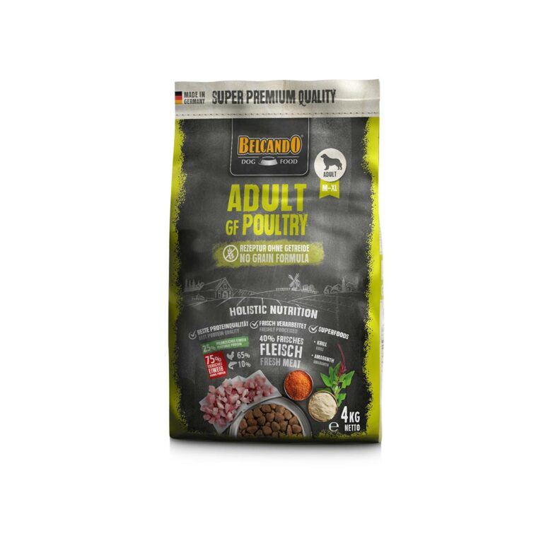 Günstig Belcando Adult GF Poultry 4kg i mPreisvergleich in unserem Onlineshop auf Hundeliebe-shop.de kaufen.