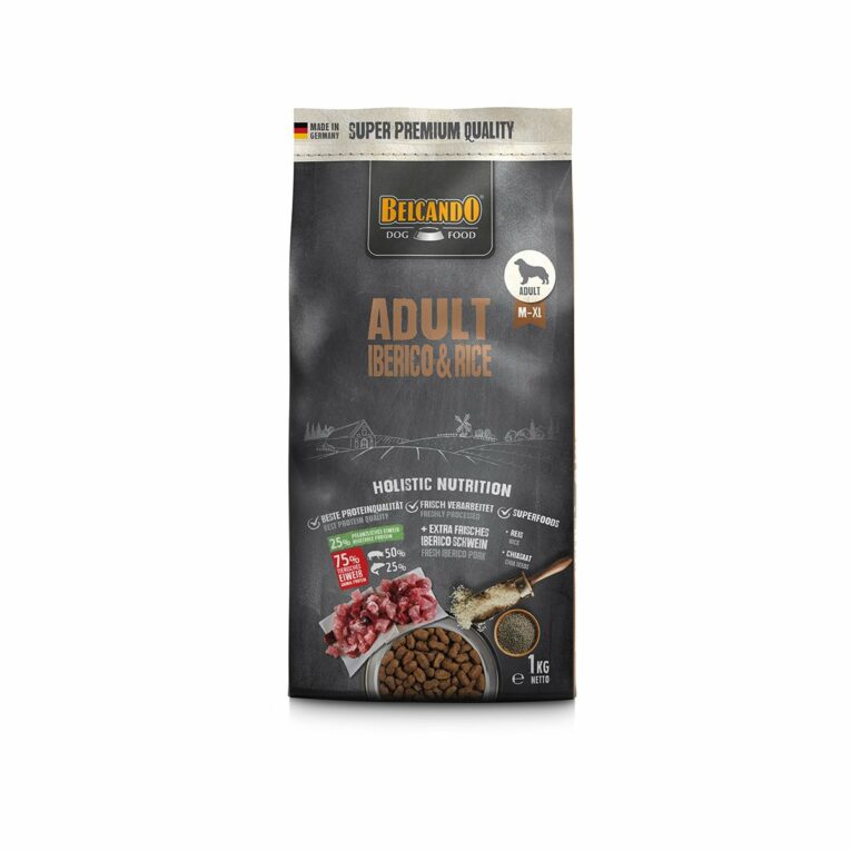 Günstig Belcando Adult Iberico & Rice 1kg i mPreisvergleich in unserem Onlineshop auf Hundeliebe-shop.de kaufen.