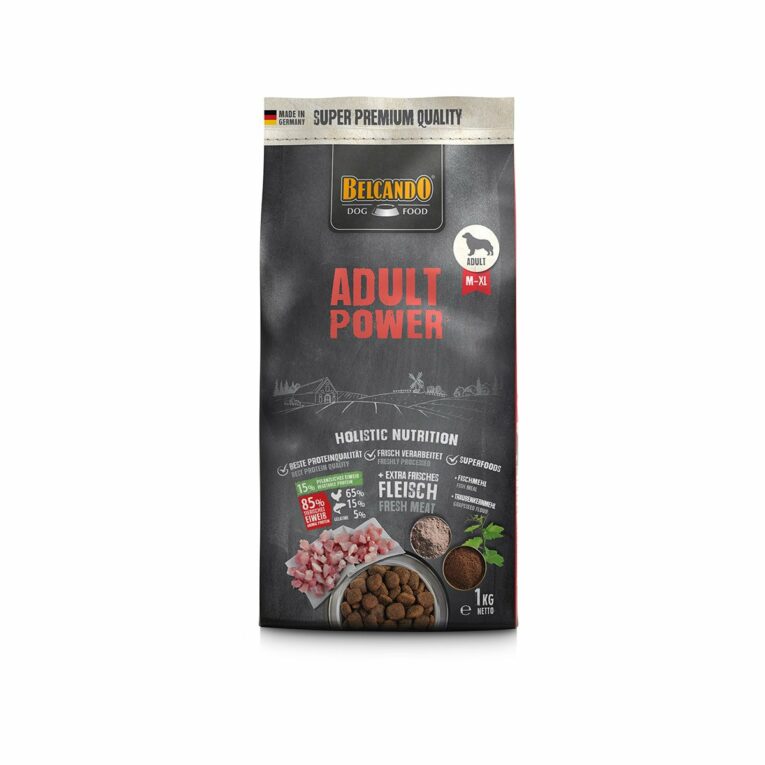 Günstig Belcando Adult Power 1kg i mPreisvergleich in unserem Onlineshop auf Hundeliebe-shop.de kaufen.