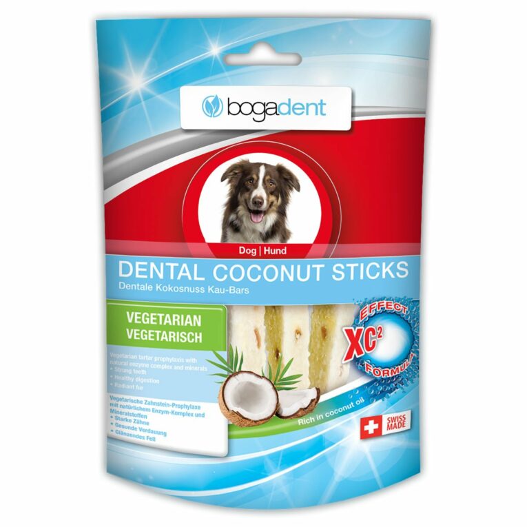 Günstig bogadent DENTAL COCONUT STICKS Hund 8x50g i mPreisvergleich in unserem Onlineshop auf Hundeliebe-shop.de kaufen.