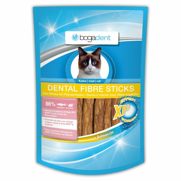 Günstig bogadent DENTAL FIBRE STICKS Lachs Katze 3x50g i mPreisvergleich in unserem Onlineshop auf Hundeliebe-shop.de kaufen.