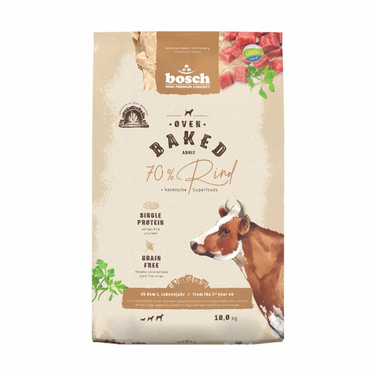 Günstig Bosch HPC Oven Baked Rind 2x10kg i mPreisvergleich in unserem Onlineshop auf Hundeliebe-shop.de kaufen.