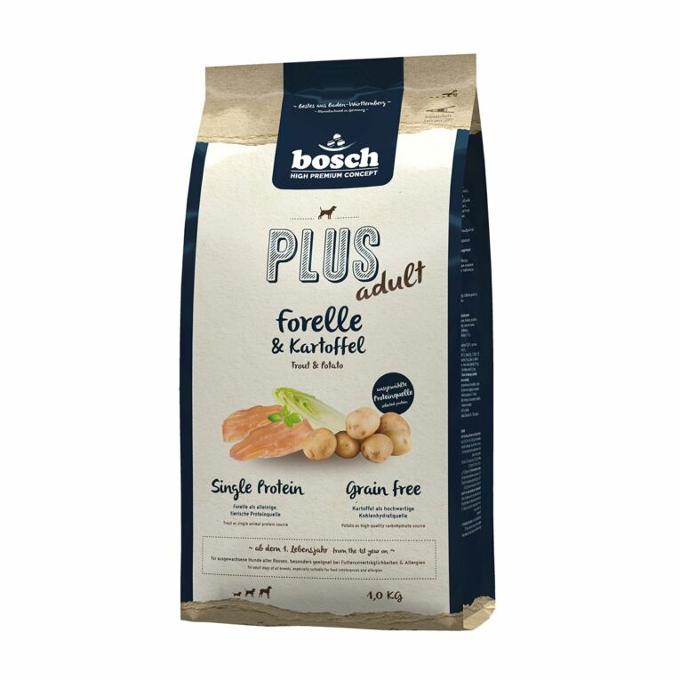 Günstig Bosch PLUS Hunde-Trockenfutter Forelle & Kartoffel 2×12
