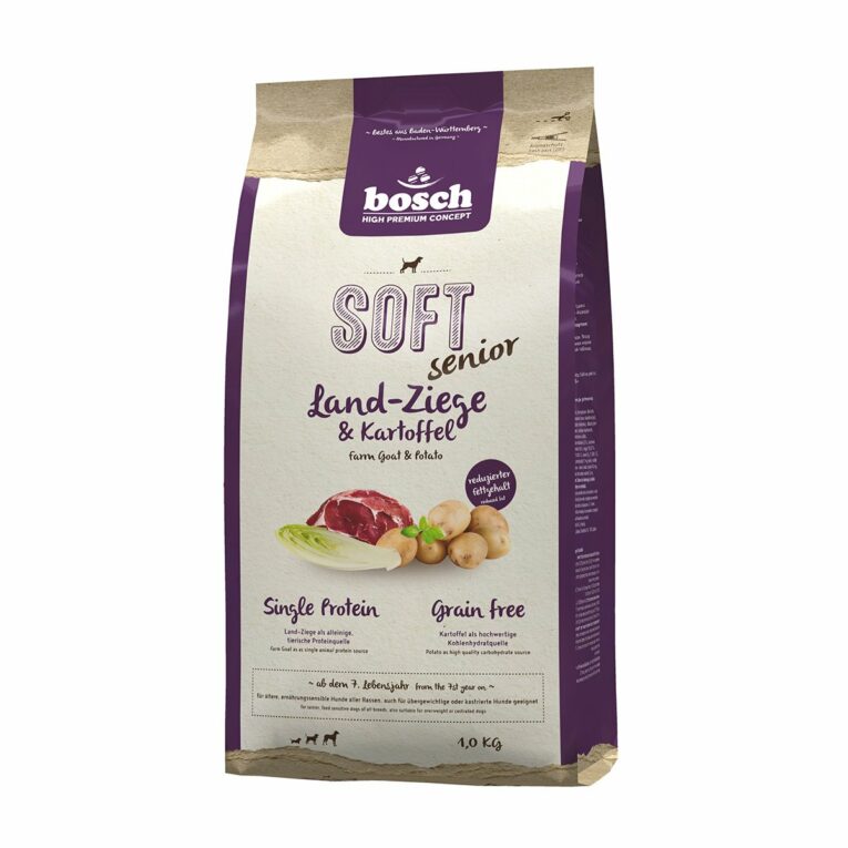 Günstig Bosch HPC Soft Senior Ziege + Kartoffel 1kg i mPreisvergleich in unserem Onlineshop auf Hundeliebe-shop.de kaufen.