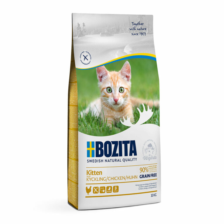 Günstig Bozita Kitten Grain free mit Huhn 10kg i mPreisvergleich in unserem Onlineshop auf Hundeliebe-shop.de kaufen.