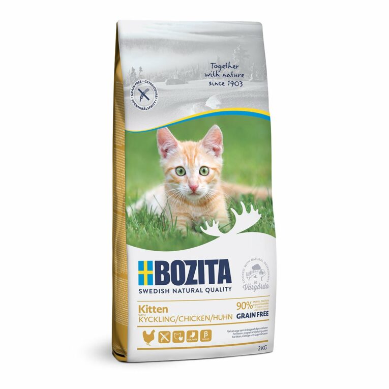 Günstig Bozita Kitten Grain free mit Huhn 2kg i mPreisvergleich in unserem Onlineshop auf Hundeliebe-shop.de kaufen.