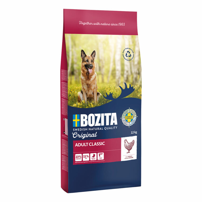Günstig Bozita Original Adult Classic mit Huhn 12kg i mPreisvergleich in unserem Onlineshop auf Hundeliebe-shop.de kaufen.