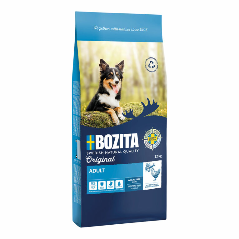 Günstig Bozita Original Adult mit Huhn 12kg i mPreisvergleich in unserem Onlineshop auf Hundeliebe-shop.de kaufen.