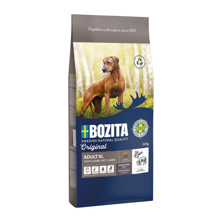 Günstig Bozita Original Adult XL 12kg i mPreisvergleich in unserem Onlineshop auf Hundeliebe-shop.de kaufen.