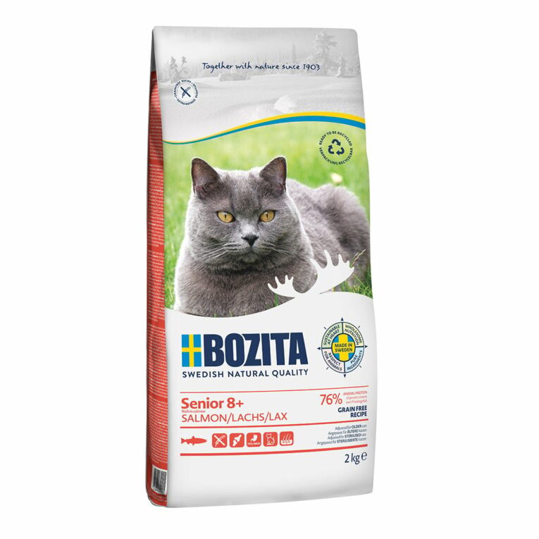 Günstig Bozita Senior 8+ Grain free mit Lachs 2kg i mPreisvergleich in unserem Onlineshop auf Hundeliebe-shop.de kaufen.
