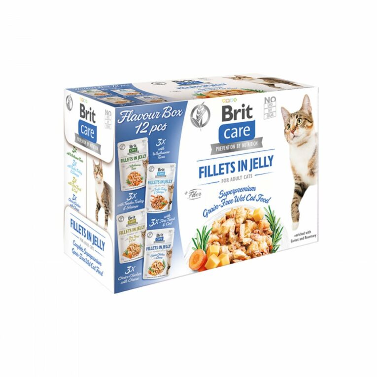 Günstig Brit Care Cat Flavour box-Fillet in Jelly 24x85g i mPreisvergleich in unserem Onlineshop auf Hundeliebe-shop.de kaufen.