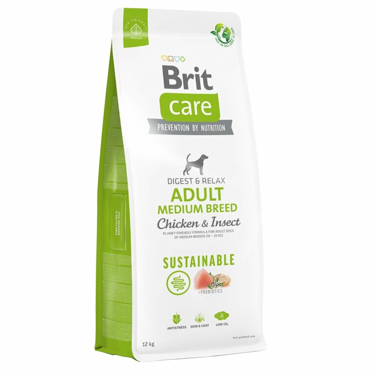Günstig Brit Care Dog Sustainable Adult Medium Breed 12kg i mPreisvergleich in unserem Onlineshop auf Hundeliebe-shop.de kaufen.