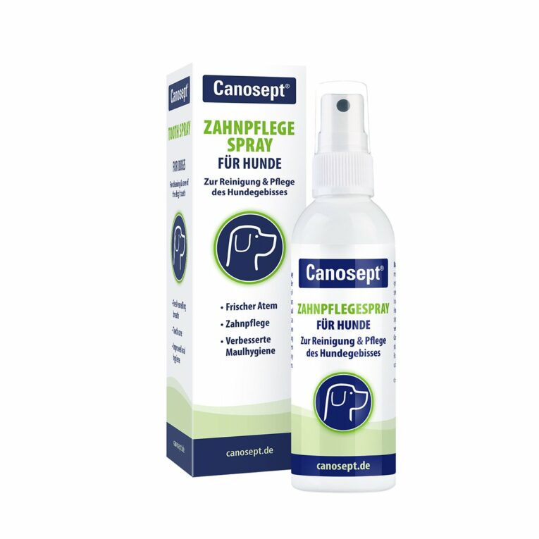 Günstig Canosept Zahnpflegespray für Hunde 100ml i mPreisvergleich in unserem Onlineshop auf Hundeliebe-shop.de kaufen.